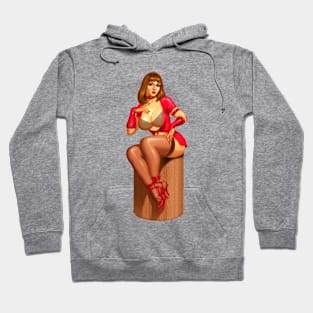 1950's Retro Pinup Girl Hoodie